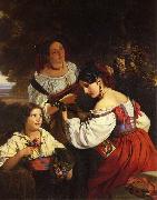 Franz Xaver Winterhalter Roman Genre Scene china oil painting reproduction